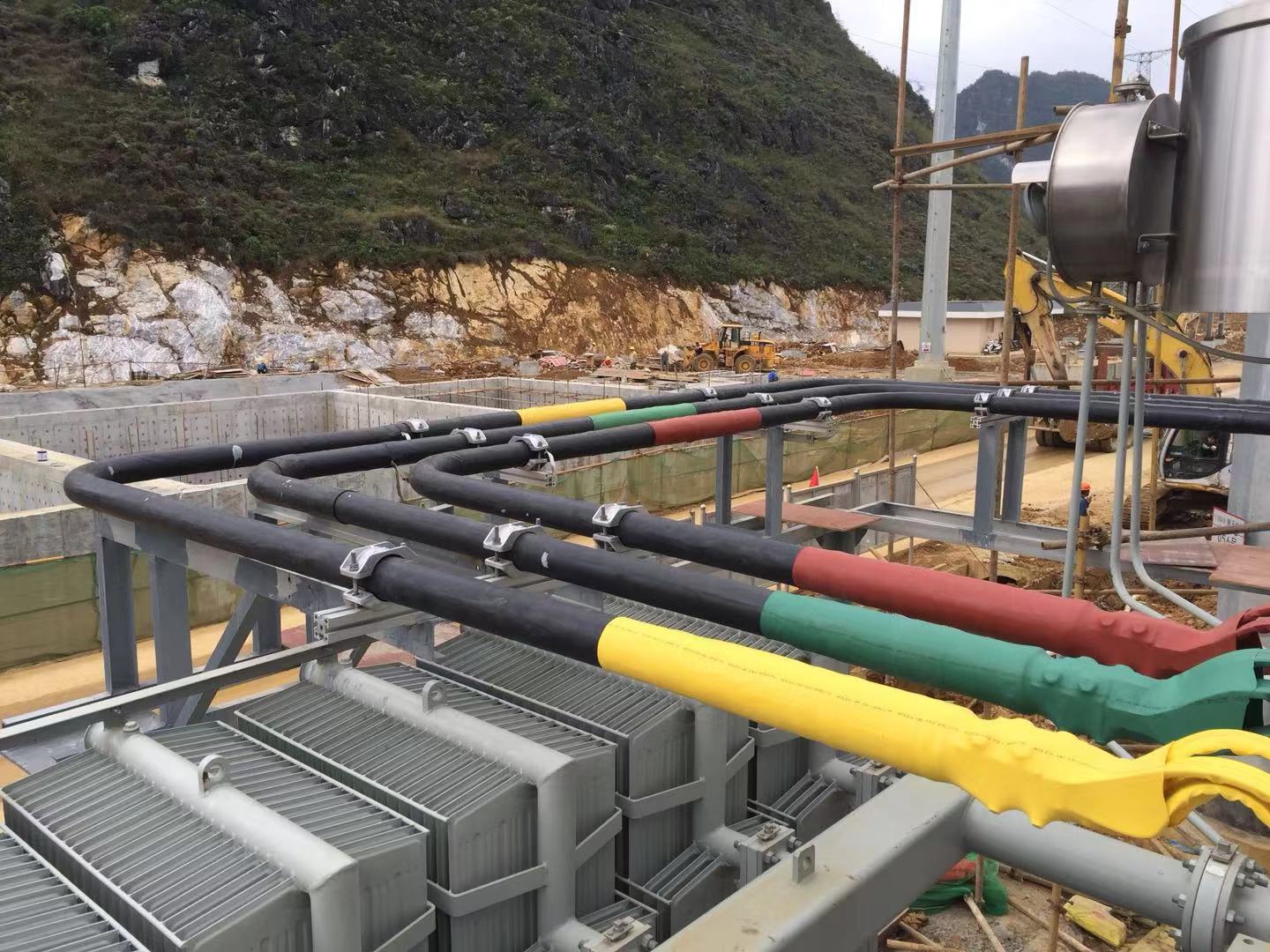 靖西天桂铝业10KV绝缘快猫成人APP短视频工程图片